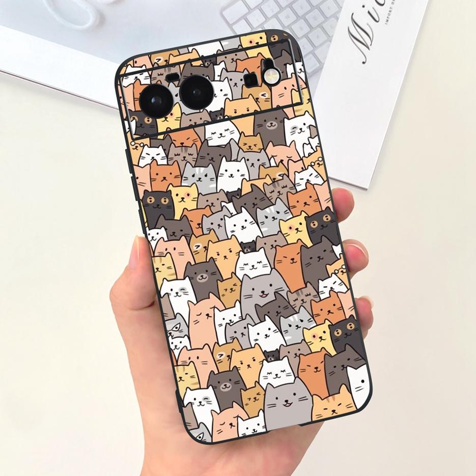 Чехол для Google Pixel 6 Pro Милый Модный Мультяшный Чехол Мягкий Силиконовый Чехол для Телефона Для Google Pixel 6A Pixel6 Pro Fundas Capa Coque