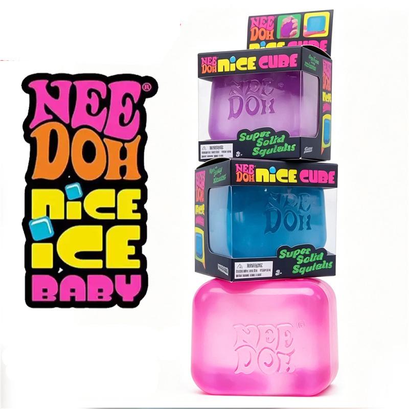 Needoh Dr Pepper Nice Cube & Dream Drop Сенсорная игрушка Гамбургер Для СДВГ Сквиши Снятие Стресса Тревоги Сжимать Тянуть Игрушка