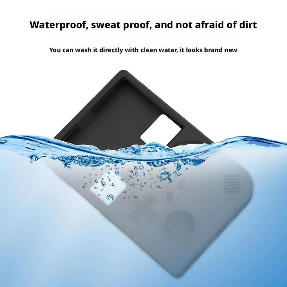 Силиконовый защитный чехол для портативной игровой консоли ANBERNIC Shell RG40XXV мягкий противоударный V8L0