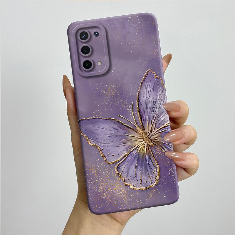 For OPPO A74 5G A54 5G Case A93 5G Capa Silicone Soft Phone Funda CPH2197 CPH2195 CPH2263 Painted Printed Protective Back Cover