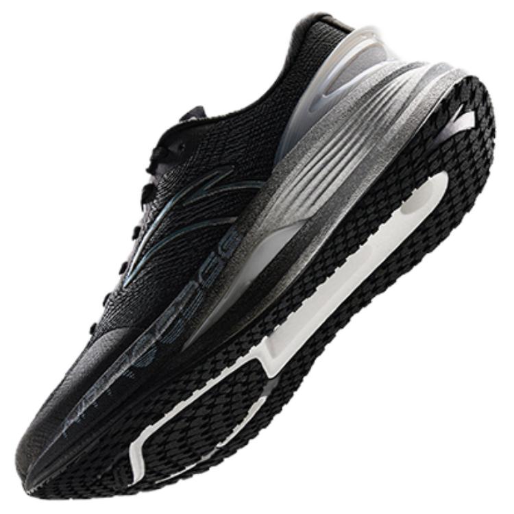 Anta Cushioning, Wear Resistant Low top Running Shoes Men's Black White 112435563-6