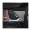 For Hyundai IONIQ 6  + Car Rear Fog Lights Lamp Strips Trim Cover Stickers Rear Bumper Spoiler