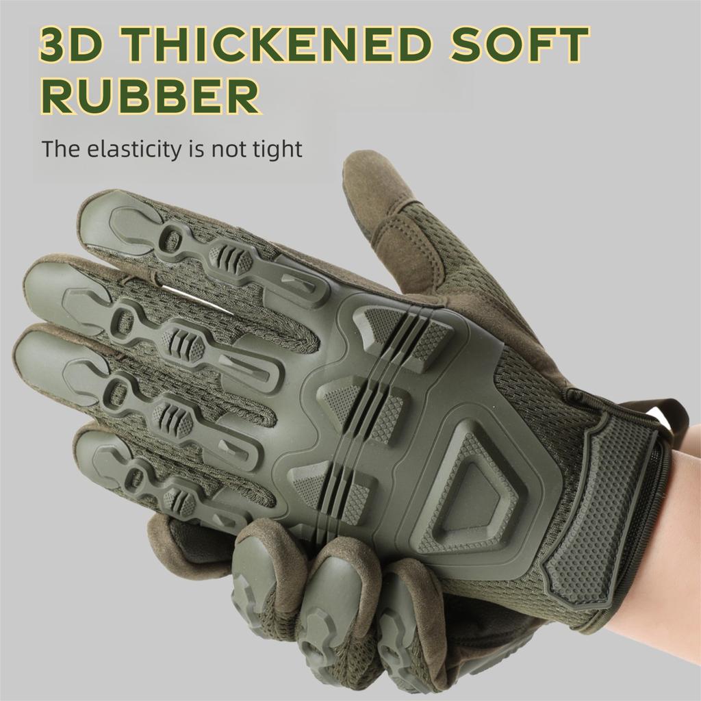 YANBIGUO Tactical Gloves Wear Resistant for Off-Road Motorcycle Cycling Climbing, Ideal Off-Road Motocross Gift for Riders