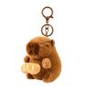 Bag Hanging Capybara Keychain Cute Plush Toy Doll Capybara Key Pendant Jewelry Gift