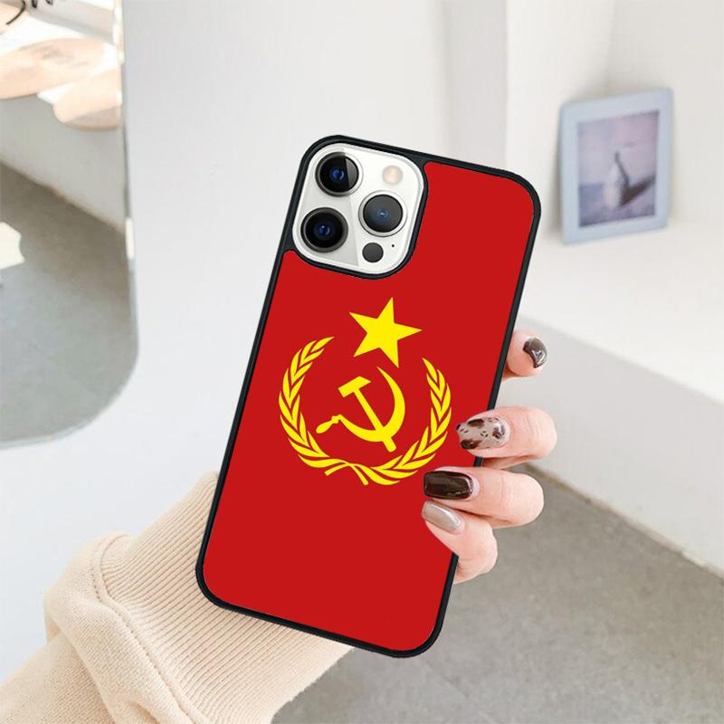 Soviet Union USSR Flag Phone Case For iPhone 17 Air 16 15 14 11 12 13 Pro MAX Plus coque Cover Shell