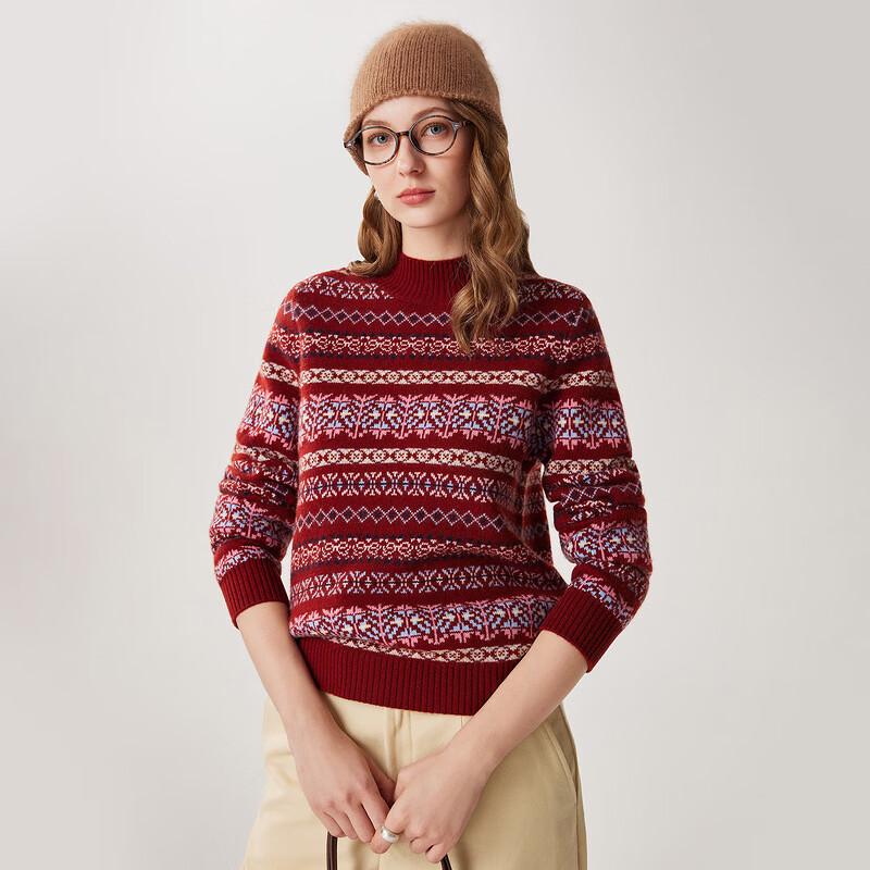 Шерстяной свитер в стиле Fair Isle от Zhaojun