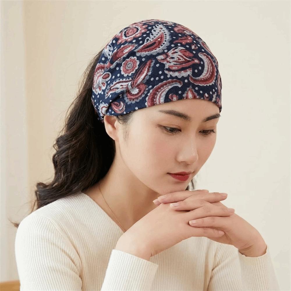 Non Slip Elastic Headband Hollow Hairbands Personality Turban Bandana  Female/Girls