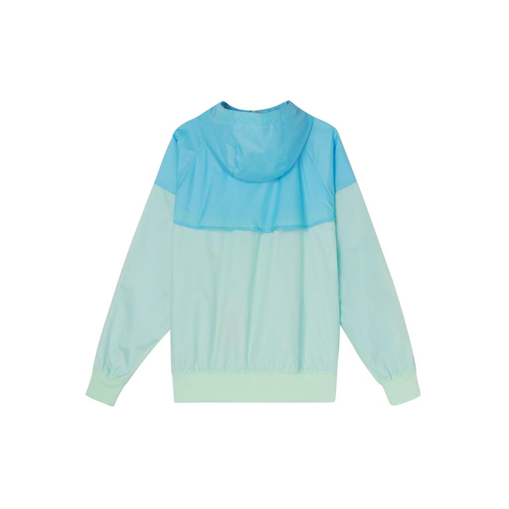 Nike Spliced Hooded Drawstring Zip Jacket With Logo Print Men Outerwear Foam-Mint-Green DA0002-379