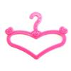 10Pcs Clothes Hangers Heart Linear Shape Holder Girl Kids Toy Accessories for Doll