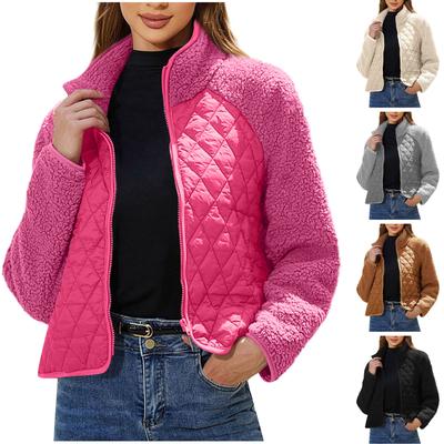 Женский модный осенне-зимний кардиган на молнии с длинными рукавами и плюшевой панелью