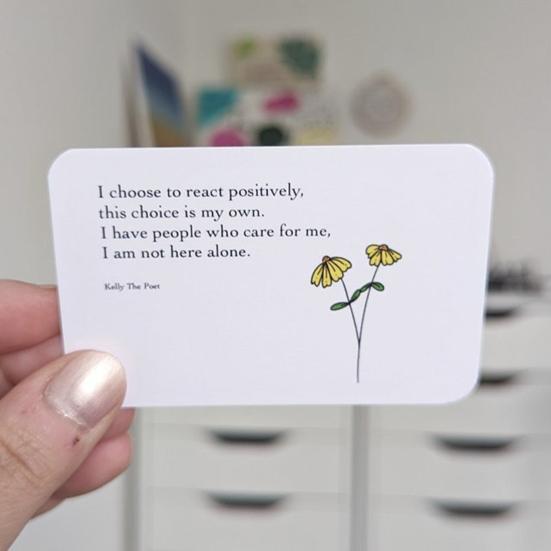 1 комплект, карманная открытка со стихами и сумкой для хранения, снятие стресса, тревога, позитивная жизненная поддержка эмоций, комплект карточек со стихами, подарок для детей и взрослых