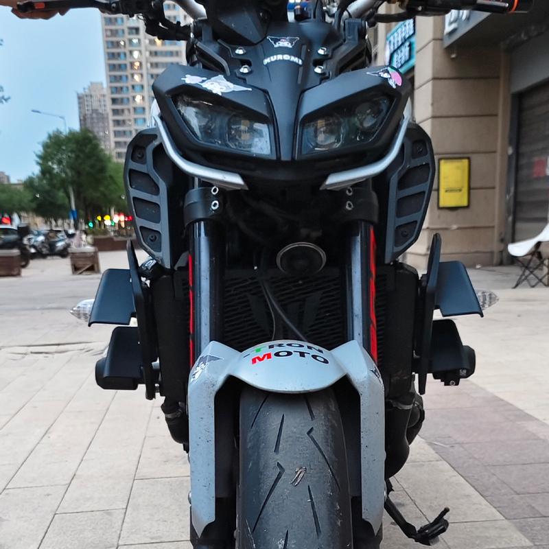Для YAMAHA MT-09/SP Боковые накладки Боковые спойлеры ПЕРЕДНИЕ СПОЙЛЕРЫ MT09 2017 2018 2019 2020 Передний спойлер Нижний спойлер боковой