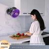 USB Rechargeable Air Circulation Fan with Wall-Mount & Aromatherapy Options for Home/Outdoor Use