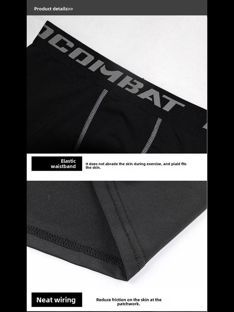 Мужские быстросохнущие компрессионные шорты для бега — дышащие, эластичные спортивные леггинсы для баскетбола и фитнеса.