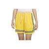 Fly Crossover Embroidered Logo Color Block Sports Shorts Women Shorts Yellow DH7326-709