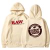RAW Fashion Hoodie Men's Sweatshirt Polar Fleece Hooded Harajuku Hip Hop Casual Men's Ladies Hoodie High Quality Pullover Hoodie