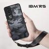 (В комплекте ремешок на запястье)Чехол IBMRS с защитой камеры Bump Clear Back Cover Case совместим с OnePlus Nord CE4 Lite (ТПУ+ПК | Камуфляж черный)