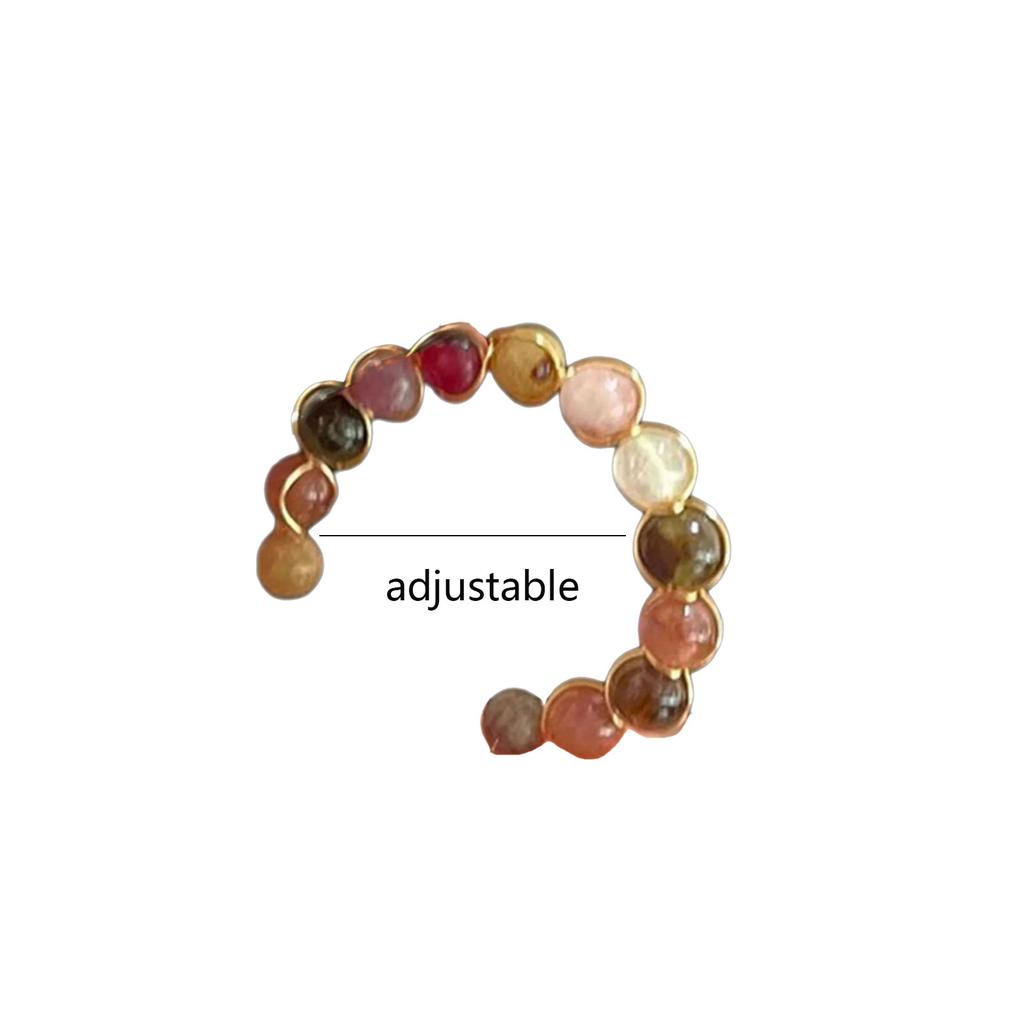 Уникальные кольца на пальцы Регулируемые кольца Кольца с бусинами Кольца с открытием Стильные кольца на пальцы Привлекательные украшения для пальцев