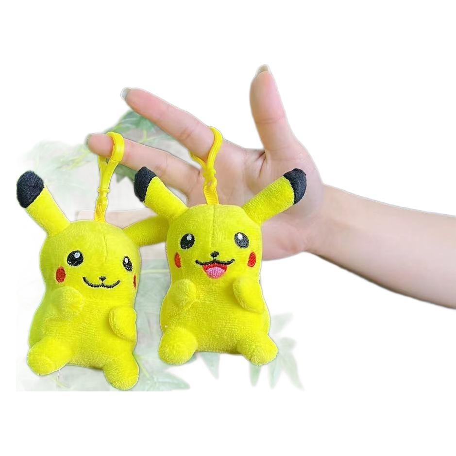 Adorable Pikachu Plush Doll Keychain Cute Plush Toy Bag Charm For Collectors