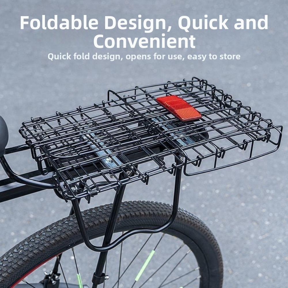 Durable Mountain Bike Rear Rack Cycling Carrying Backpack  Children's Folding Bike Accessories