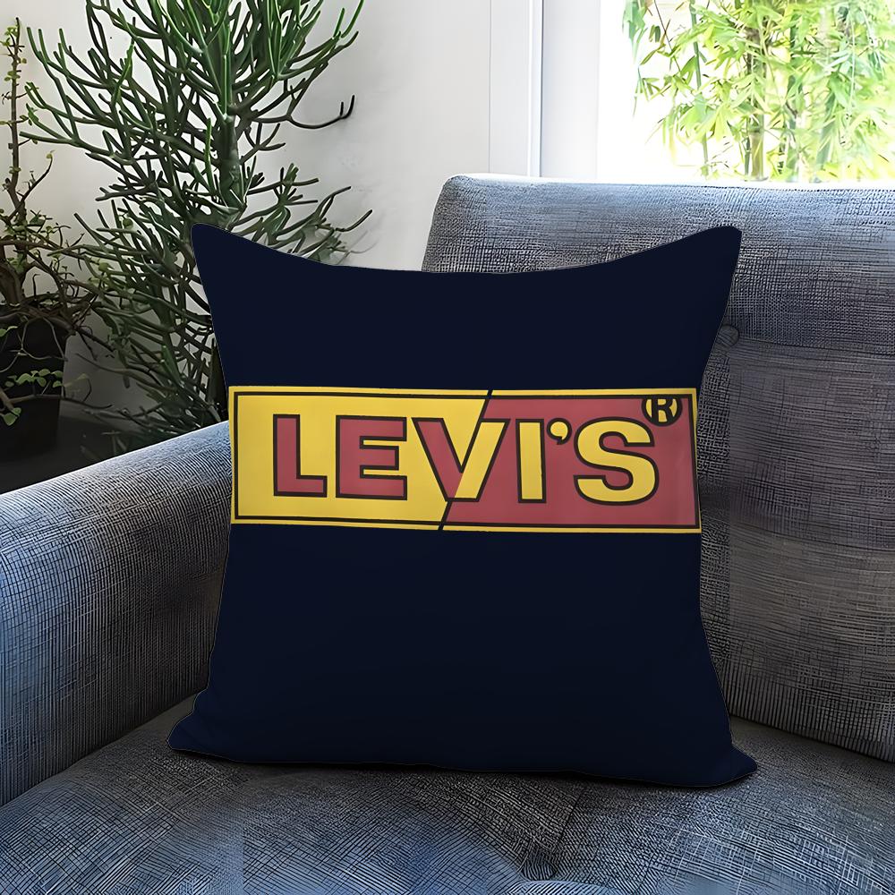 Popular L-LLevi's Cushion Cover Comfortable Reversible Pillow Cover Ideal for Car Sofa Bedroom & Beyond