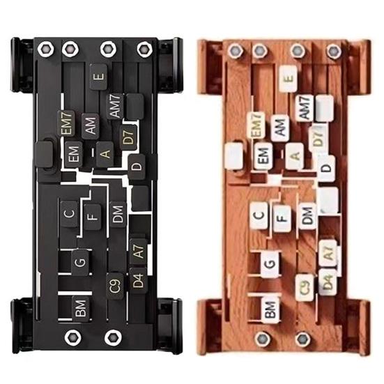 Приспособление для зажима аккордов гитары для начинающих, для гитаристов с артритом, помощник для аккордов гитары, тренажер, портативный клип-он для акустической и электрогитары, инструменты для обучения