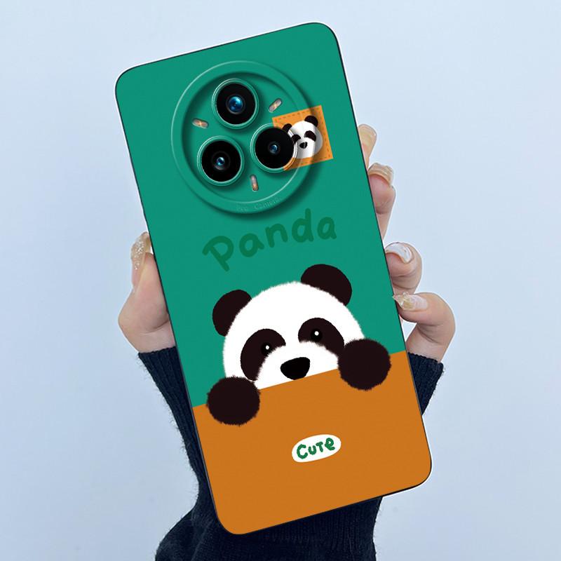Чехол для Realme 14 Pro Plus Pro+ 5G 2025 Милый Панда Сладкие Девочки Силиконовый Мягкий Задний Чехол Ультратонкий Защита от Царапин Корпус