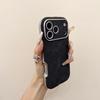 Роскошный Бампер из Замшевой Кожи для iPhone 17 16 15 14 13 12 11 Pro Max Plus Бизнес Матовое Ударопрочное Покрытие Круглая Крышка