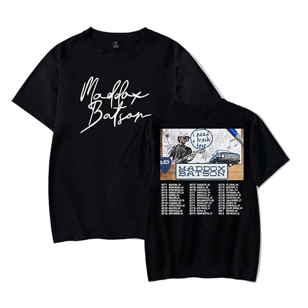 Maddox Batson I Need A Truck Tour Merch TShirts Men Women Unisex Fashion Short Sleeve Tee CrewNeck Shirts