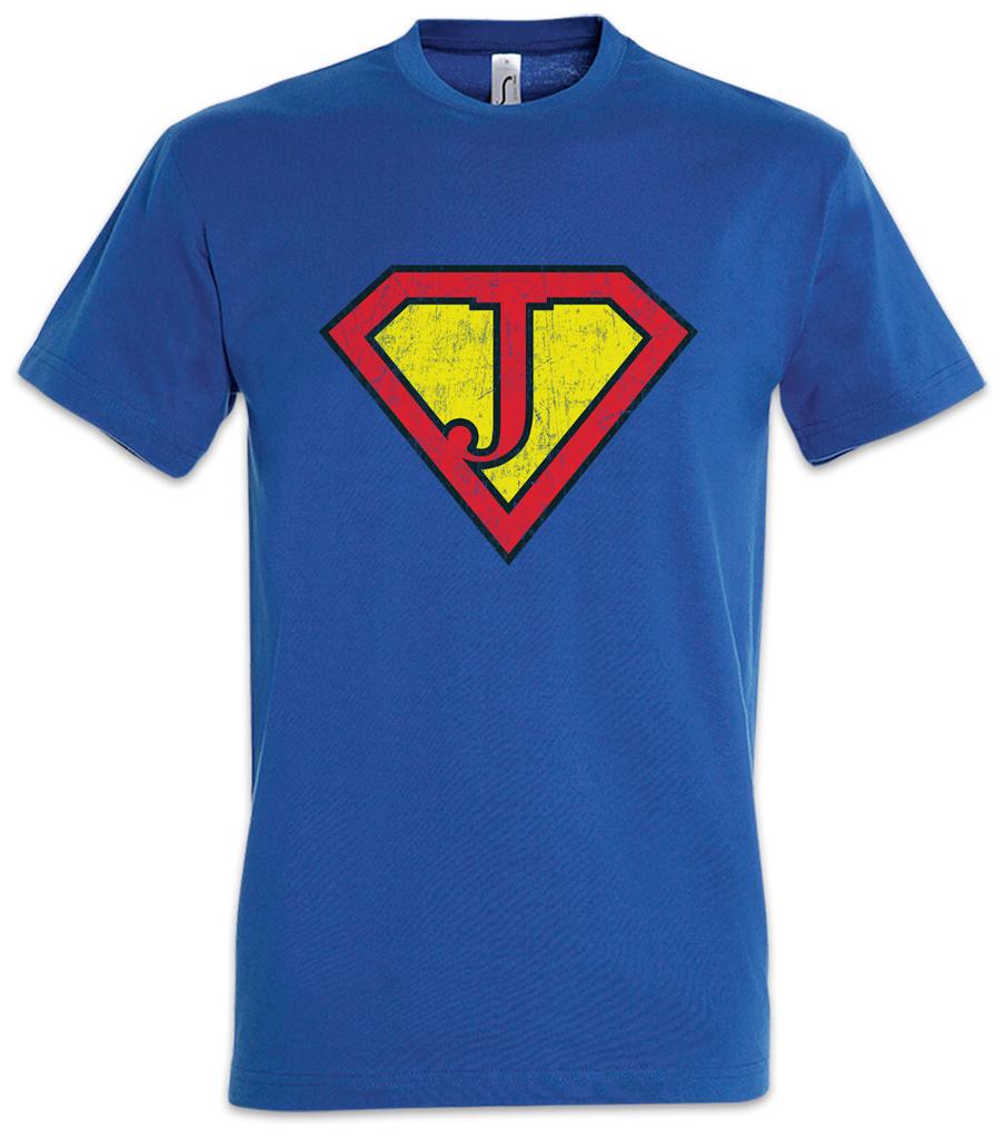Super J T-Shirt Letter Gift Birthday Mother's Day fathers day Fun Comic