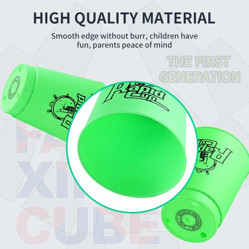Quick Stacks Cups Speed Stacking Game 12PCS Indoor Antistress Toy for Kids Fast Reaction Training Fun Activity Party Games