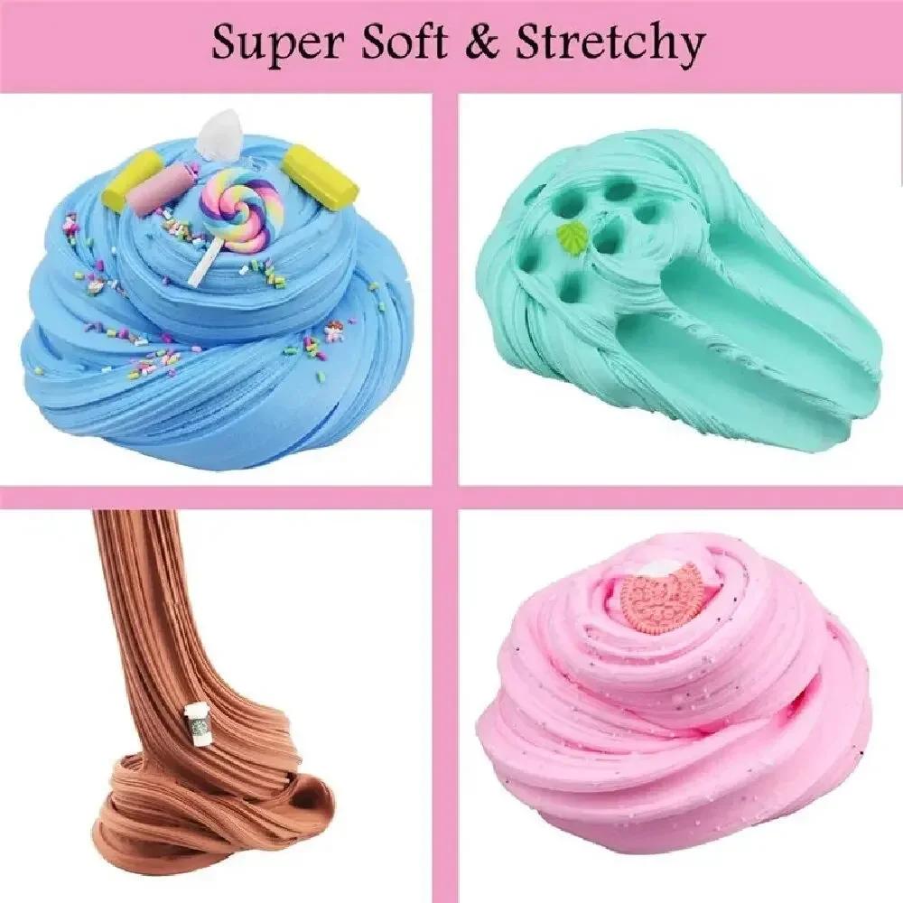 Butter Slime Fluffy Slimes Plasticine Making Kids Toy Putty Snail Toy Kids Slime Cream Cloud Plasticine Gifts Toys for Children