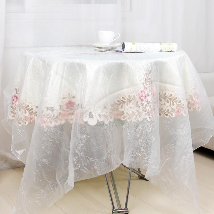«Водонепроницаемая одноразовая скатерть из искусственного шелка для свадеб и банкетов»
