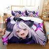 Новый комплект постельного белья La+Darknesss Single Twin Full Queen King Size Bed Set Adult Kid Bedroom Duvet cover Sets Anime Parure de lit Bed
