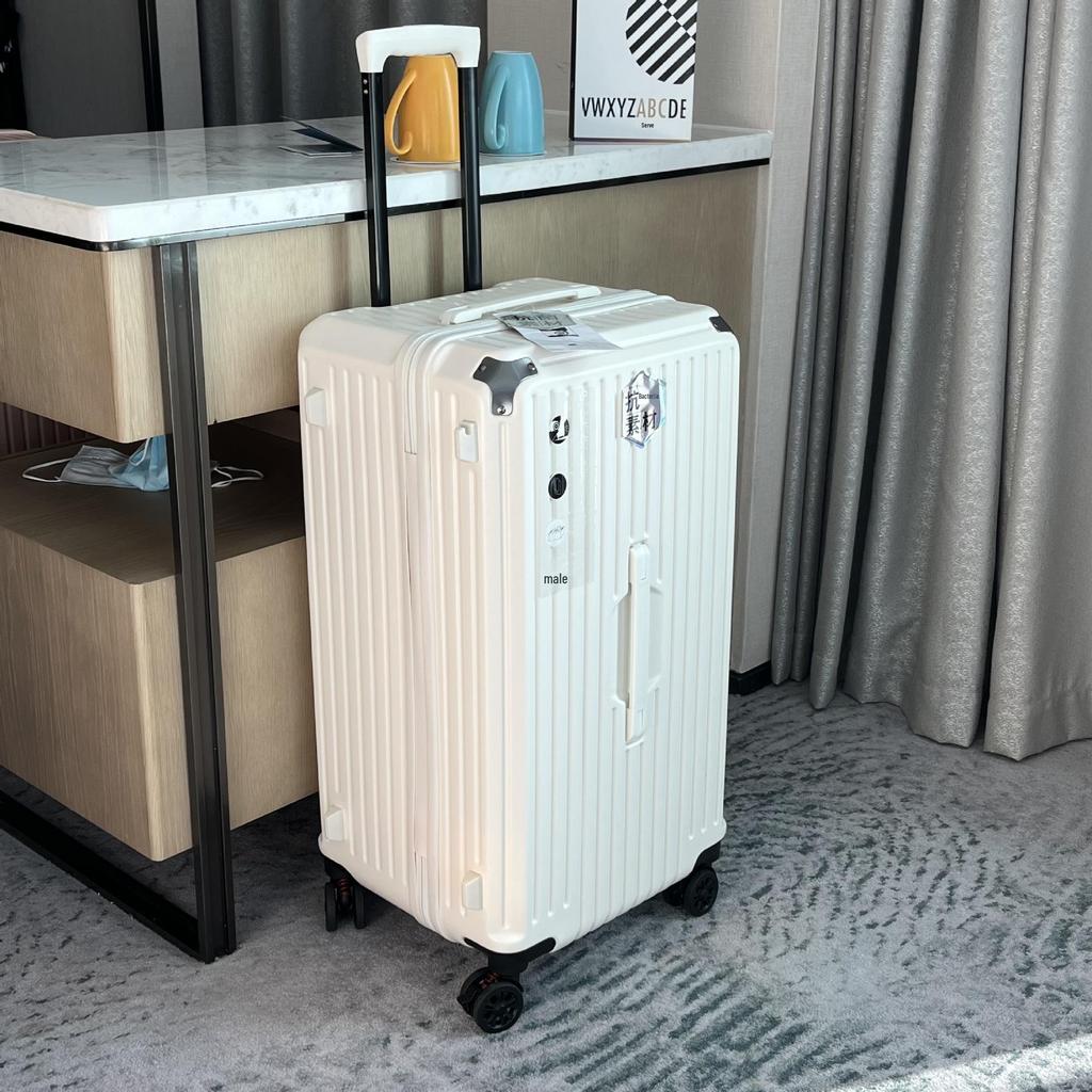 Очень большой антибактериальный чемодан-тележка с 5 колесами и кодовым замком