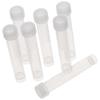 10pcs Plastic Science Tubes 10ml Burette Vial Test Tube School Educational