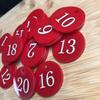 50 шт. Хлипкие номерки для очереди в ресторане Легкие пластиковые номерки Ресторан