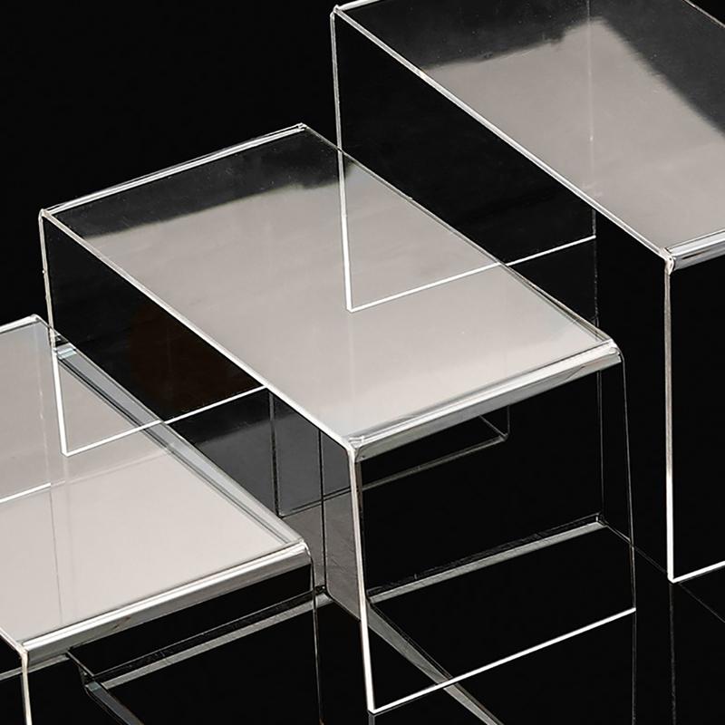 3шт акриловые прилавки для окон, шляпы, обувь, очки, витрина, стойка для шкафа, полка