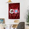 Bayern Munich Custom Your Name Wall Decor Tapestry Art For Pet Memorial Birthdaywedding Party Backdrop Family Gift