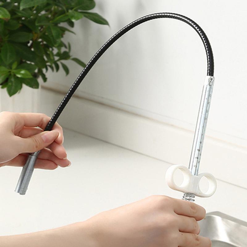 Sewer Pipe Dredging Extractor Flexible Grabber Claw Reacher Tool Drain Clog Remover Cleaning Tool For Sewer Sink Toilet