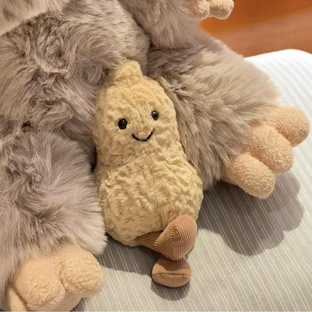 Очаровательный плюшевый брелок в виде куклы Арахиса – Милый шарм для сумки и подарок для комфорта