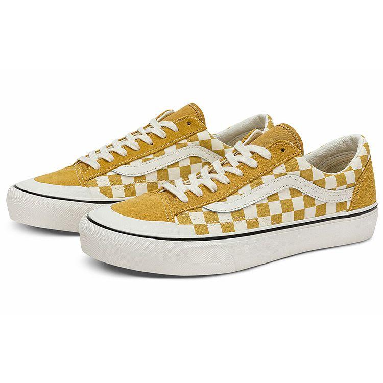 Vans Кроссовки унисекс Style 36 SF Checkerboard — горчично-золотые, коричнево-зефирные VN0A3ZCJB9I