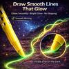 6pcs Glow in The Dark Highlighter Markers Fluorescent No Bleed Colored Marker Pens for Drawing Poster Making Crafts Art Supplies