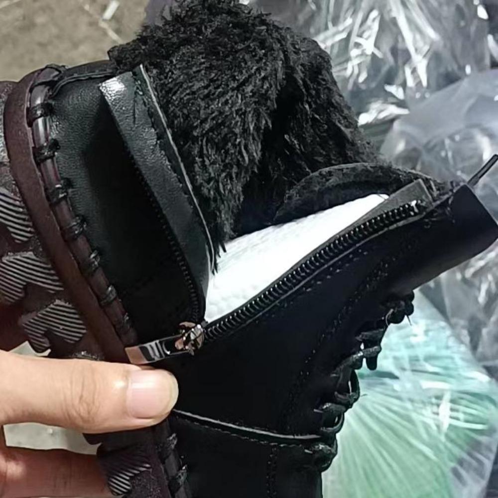 Хлопковые сапоги большого размера. Сшитые вручную лоферы на толстой подошве. Бархатные утепленные хлопковые туфли с плоской подошвой. Повседневная хлопковая обувь на мягкой подошве. Обувь для мам.