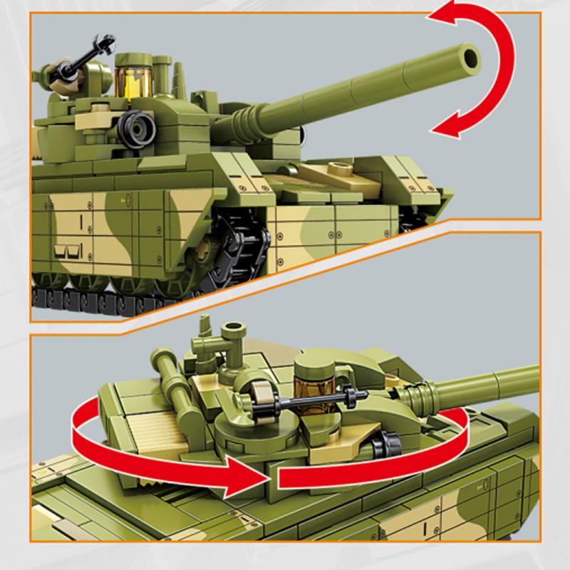 294 шт., военная армейская техника, T-84, танк, строительные блоки, игрушечные кирпичи, модель, детский образовательный подарок на день рождения