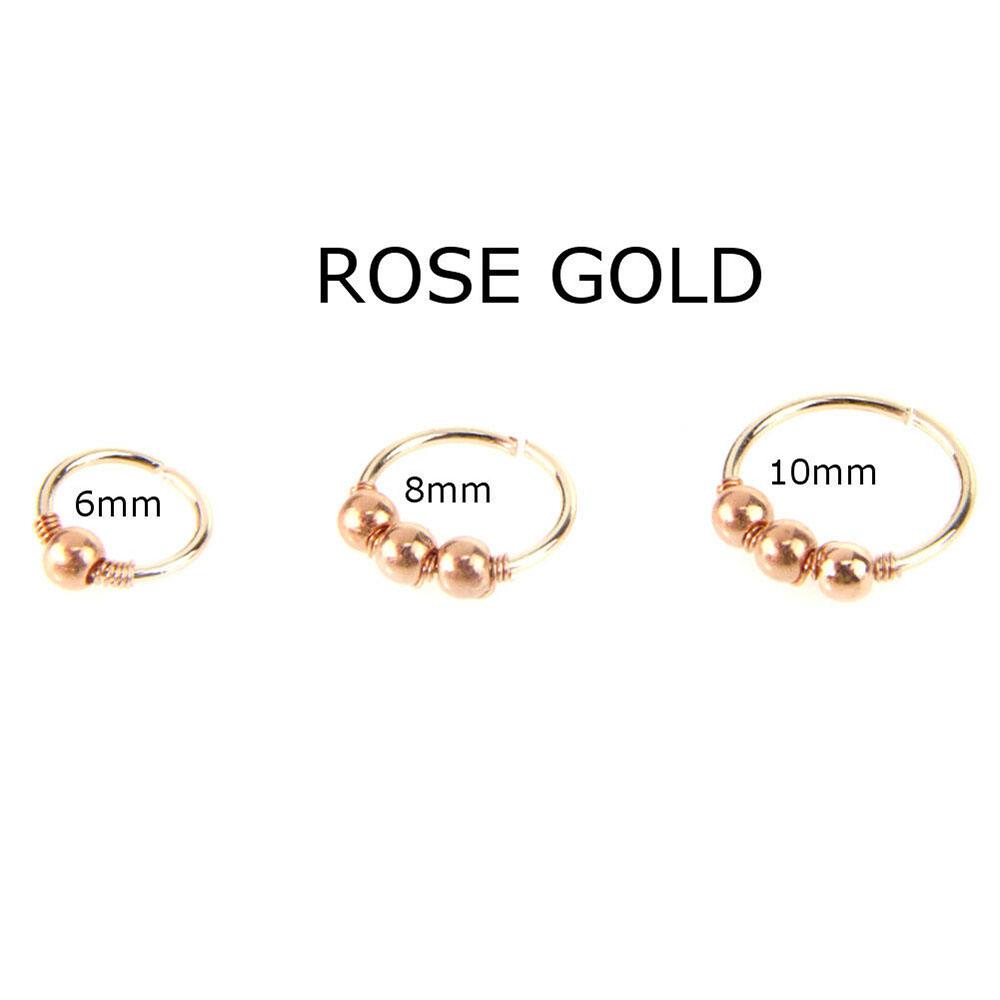 Козелок Перегородка Бровь Хрящ Завиток Ноздря Кольцо Губа Серьга Круглые Бусины Нос Кольцо Пирсинг Тела