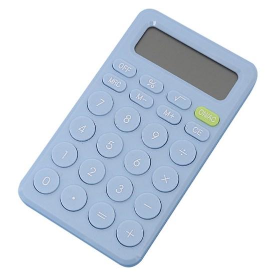 Student Calculator 8 Digits Professional Candy Color Small Portable Battery Operated LCD Display Student Calculator Office Supplies