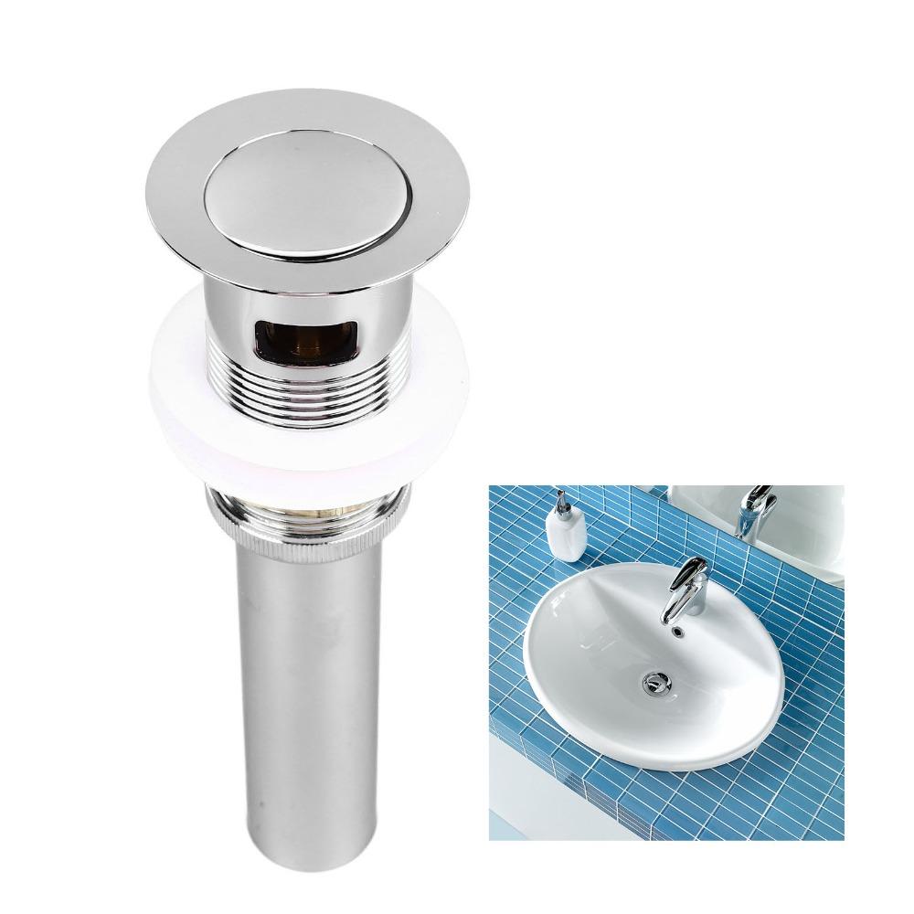 Push Bounce Drain Stopper Stainless Steel Sink Drain Parts Premium Sink Drain Kitchen Sink