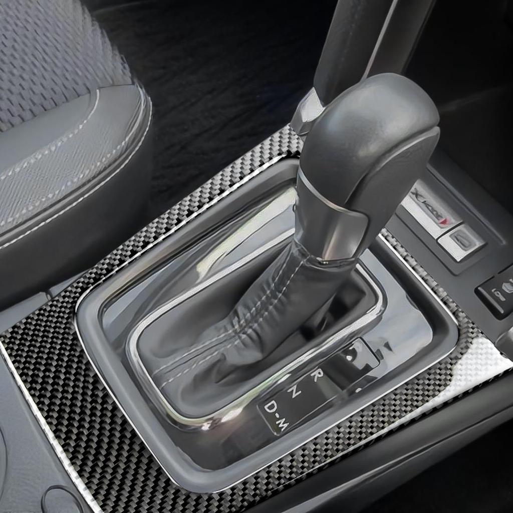 AIRSPEED Carbon Fiber Gear Shift Panel Trim Cover (Type B) for Subaru Forester SJ (2013–2016, RHD)