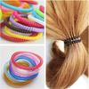 20pcs Fashion Elastic Girls Hair Ropes Rubber Telephone Wire Ponytail Holder